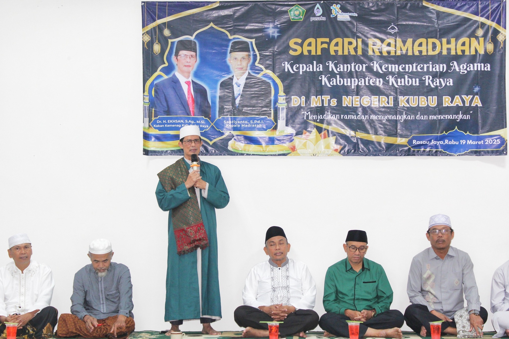 Safari Ramadan Kemenag Kubu Raya di Kecamatan Rasau Jaya