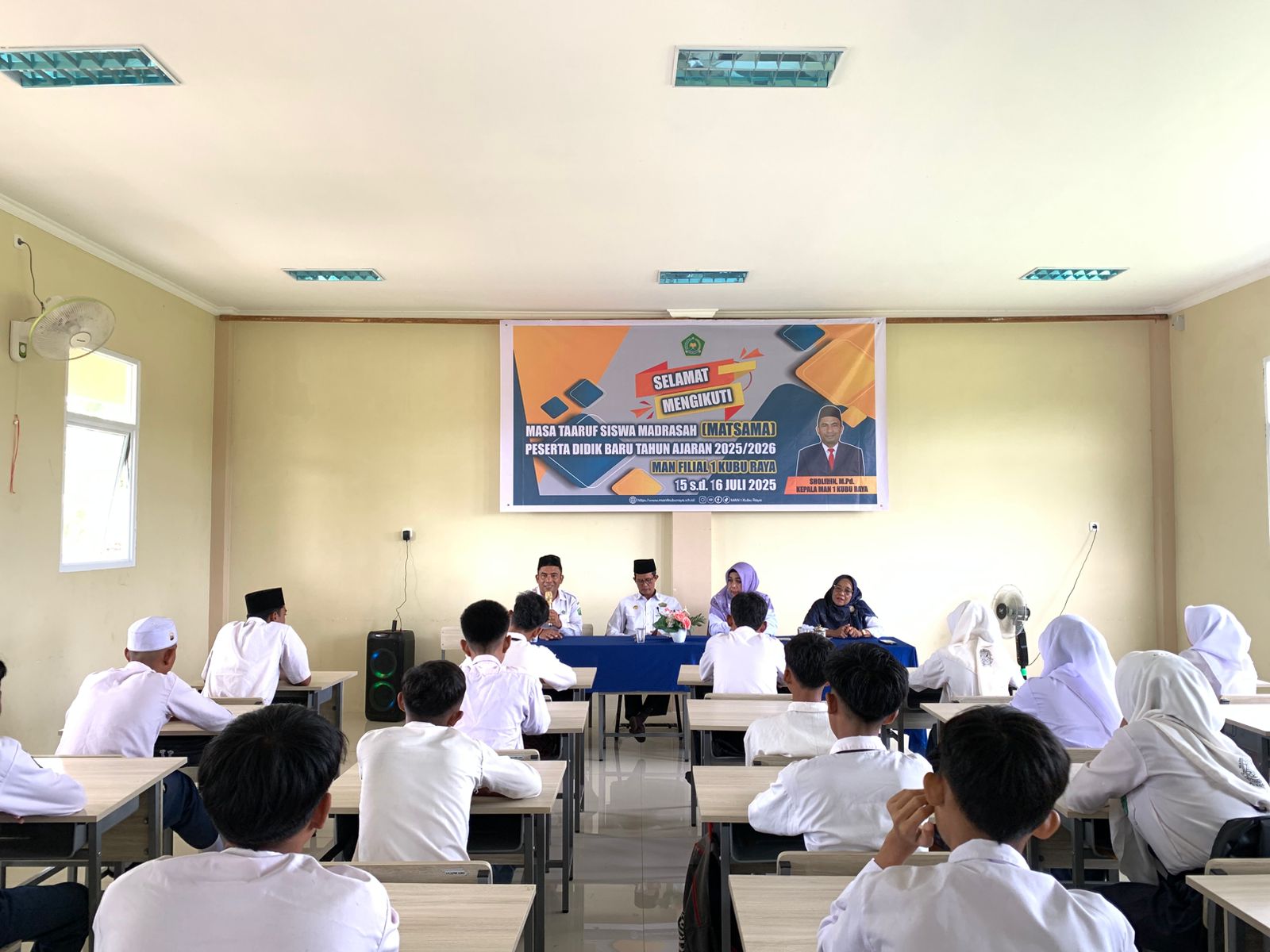 Kakan Kemenag Kubu Raya dan Pengawas Madrasah Lakukan Pembinaan di MAN Filial 1 Kubu Raya