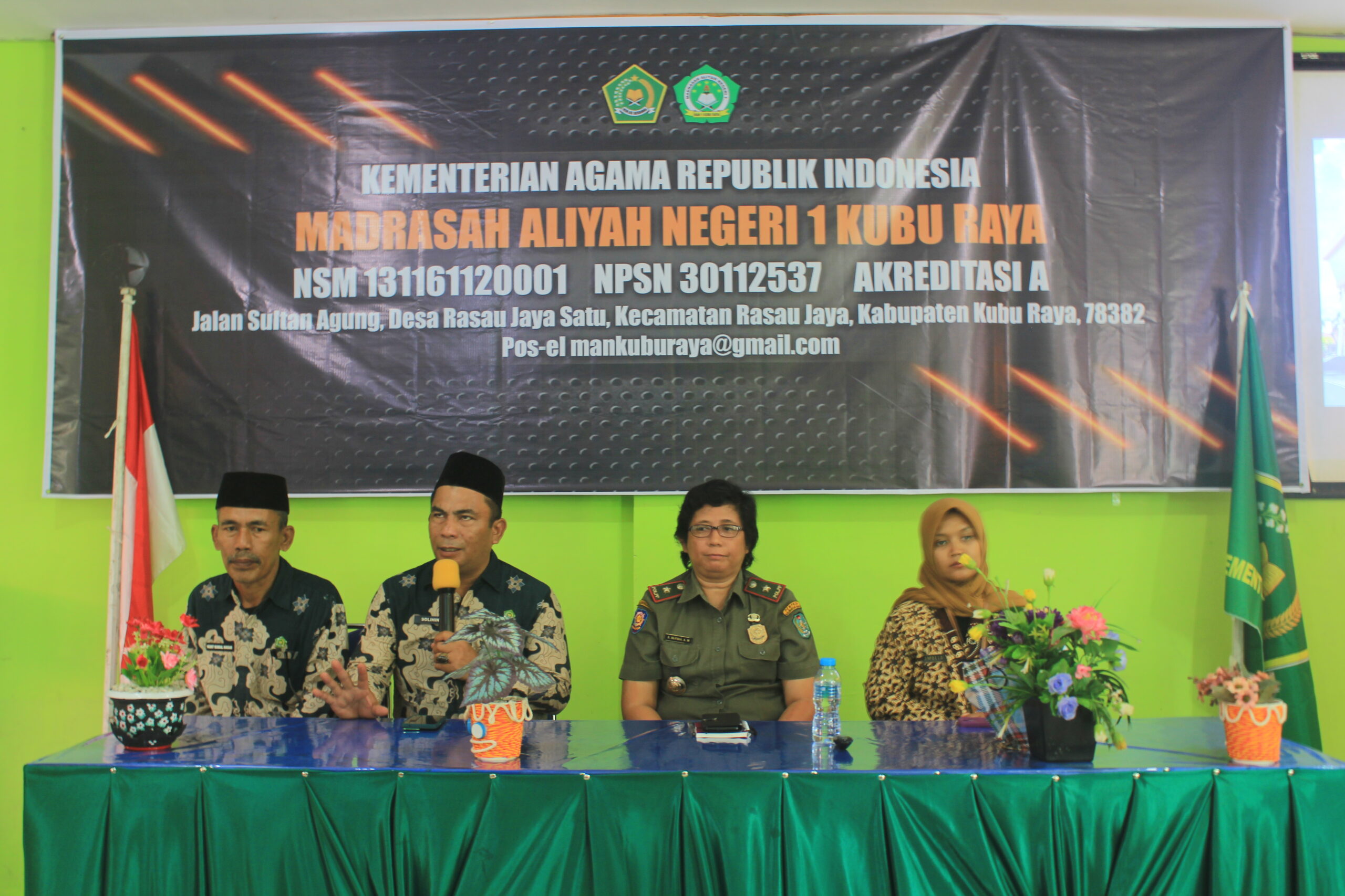 Tingkatkan Ketertiban Umum, Ketenteraman dan Perlindungan Masyarakat, Siswa-Siswi MAN 1 Kubu Raya Ikuti Sosialisasi Perda Nomor 4 Tahun 2021