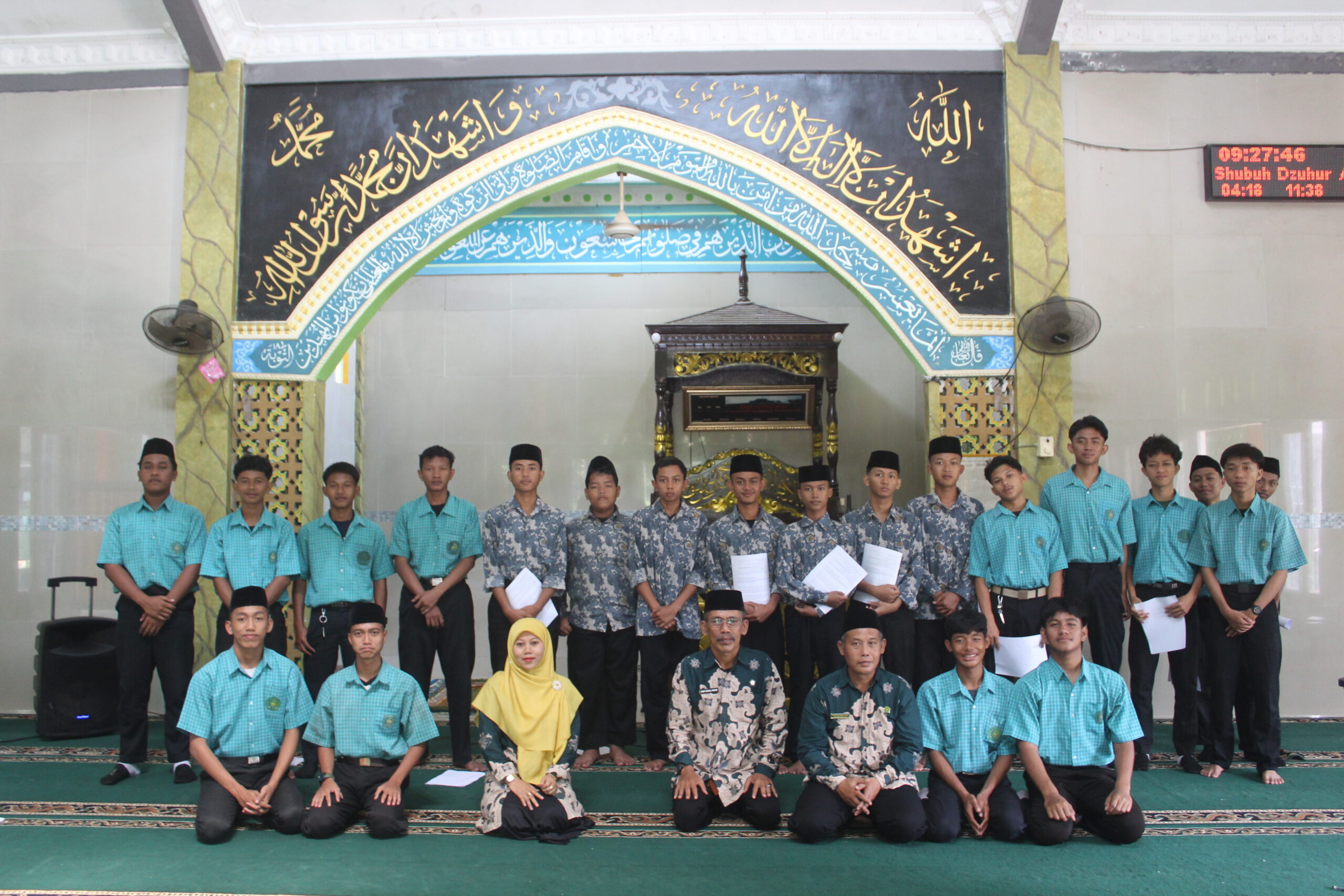 Siswa MAN 1 Kubu Raya Ikuti Pelatihan Khatib dan Bilal Salat Jumat