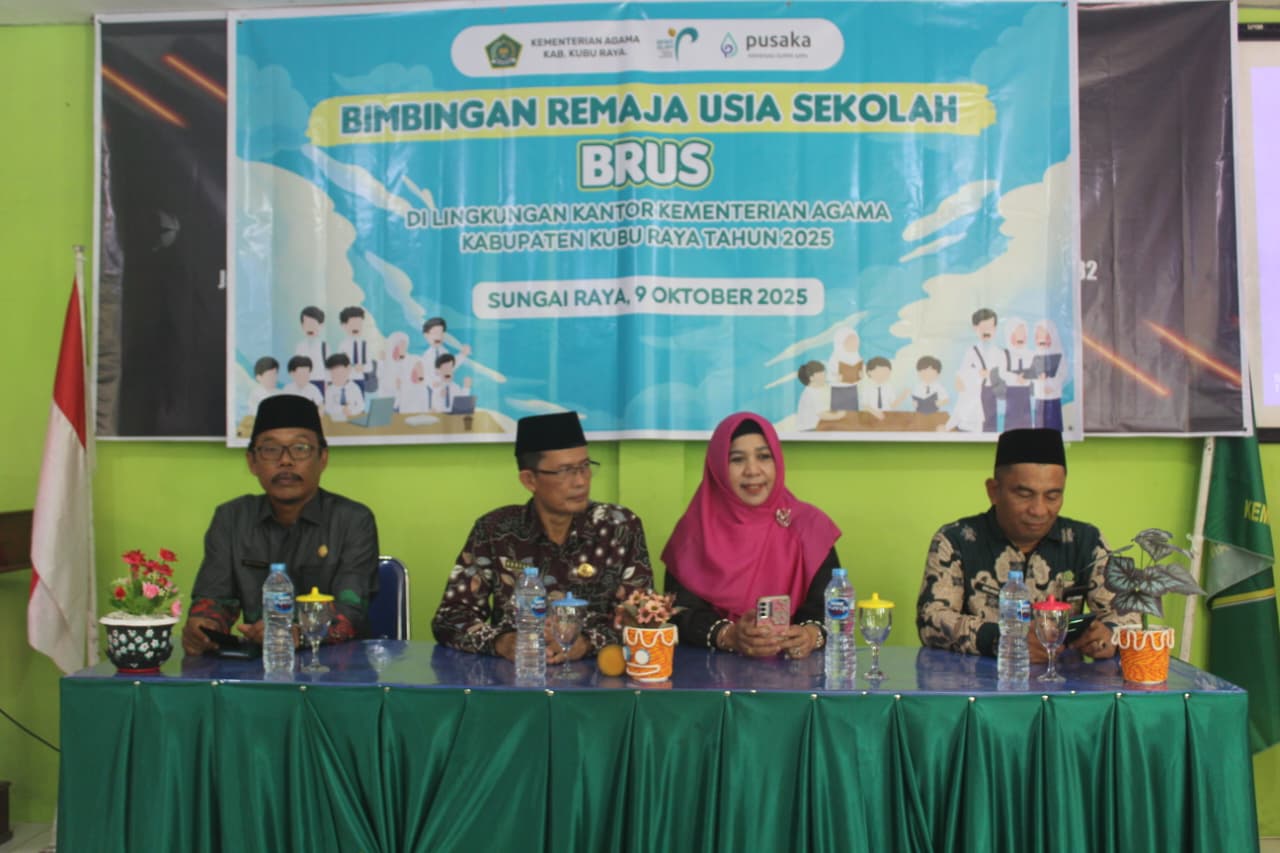 Murid Kelas XII MAN 1 Kubu Raya Ikuti Pembekalan Bimbingan Remaja Usia Sekolah untuk Cegah Pernikahan Dini